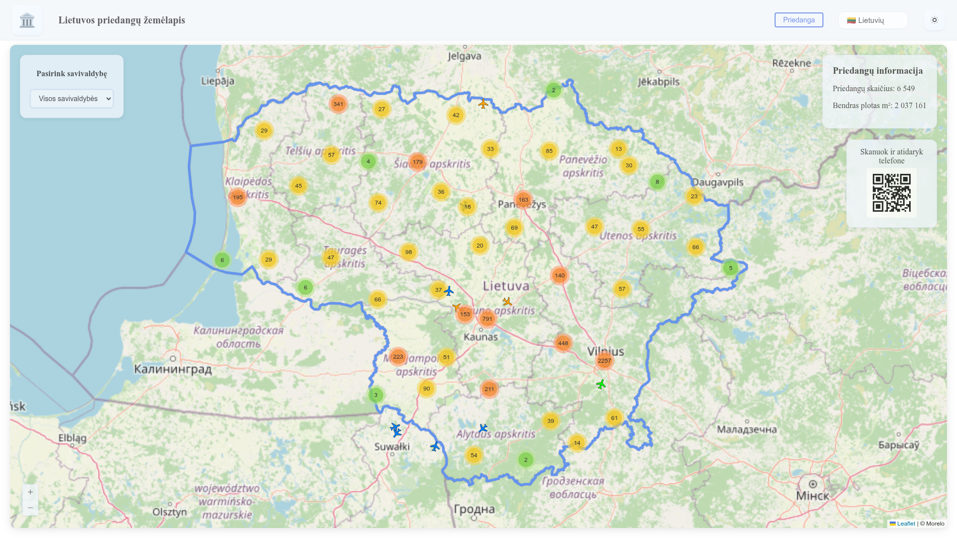Lithuanian Heritage Map Platform
